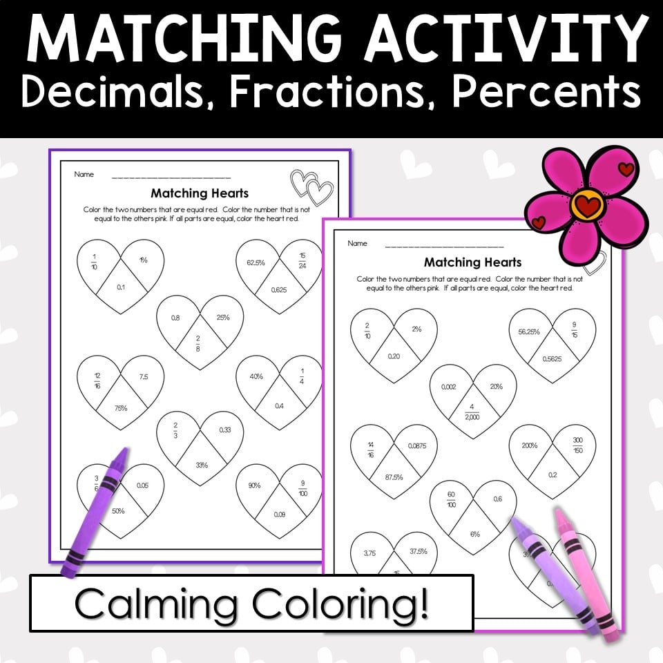 Printable Math Sheets For 6th Graders