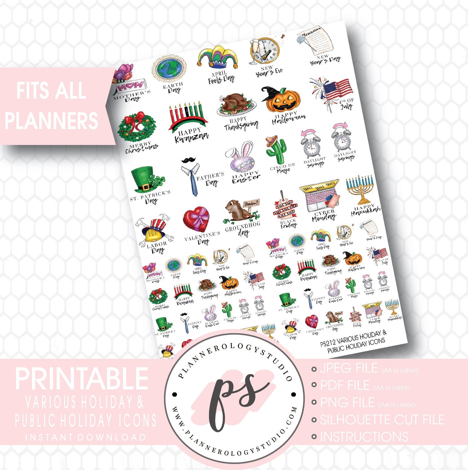Free Printable Calendar Holiday Stickers