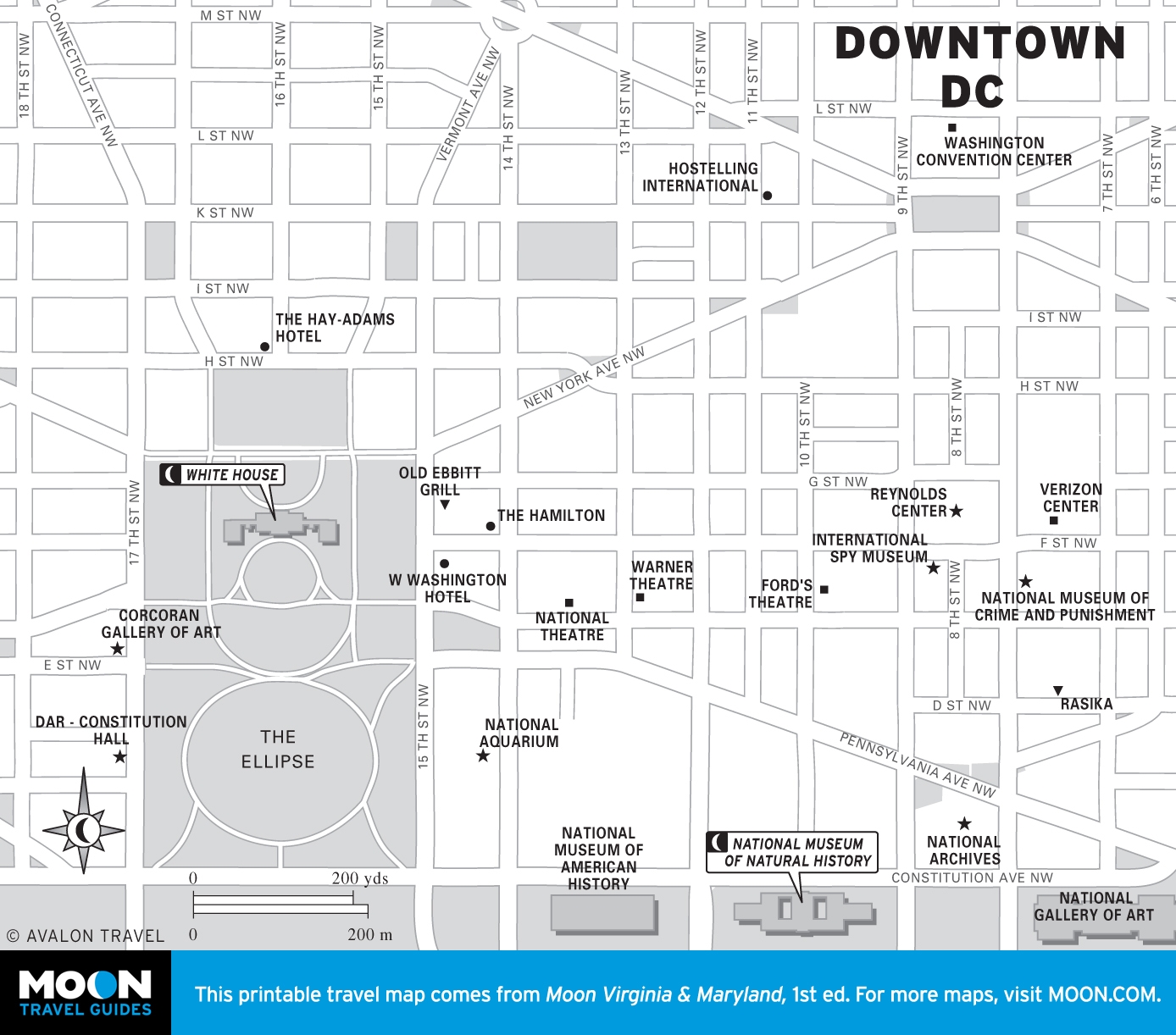 Washington DC Moon Travel Guides