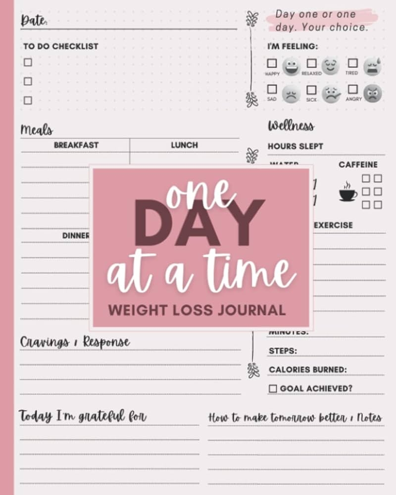 Weight Loss Journal For Women 12 Week Weight Loss Tracker Journal Fun Interactive Food Fitness Planner For Weight Loss And Diet Plans With Daily Motivation West Kaitlyn Amazon Books