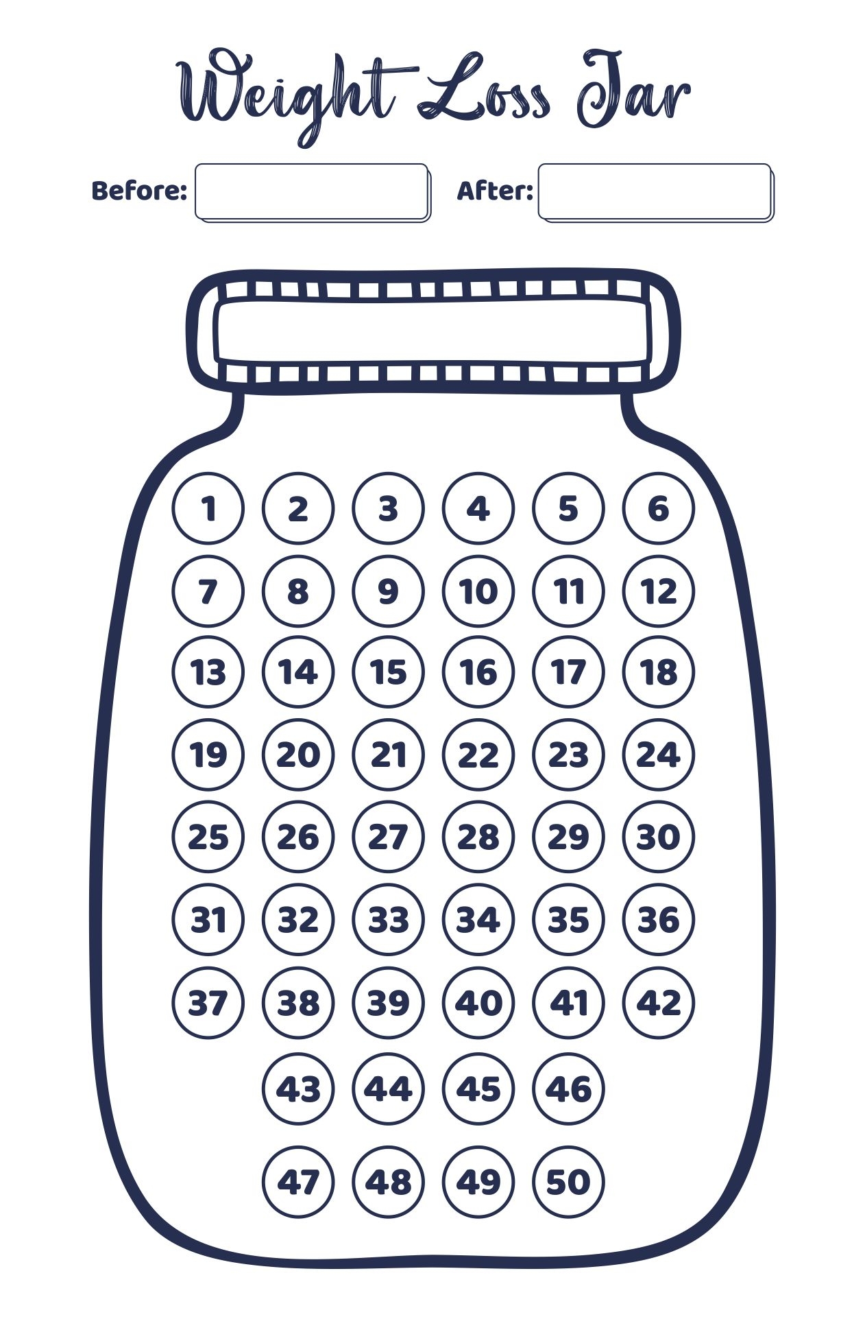 Weight Loss Log 10 Free PDF Printables Printablee