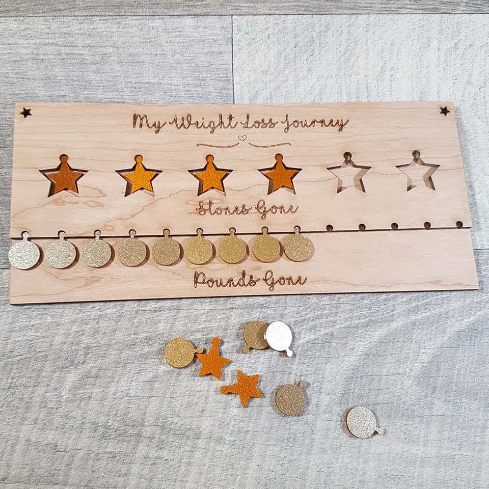 Weight Loss Star Chart Manchester Craft Blanks