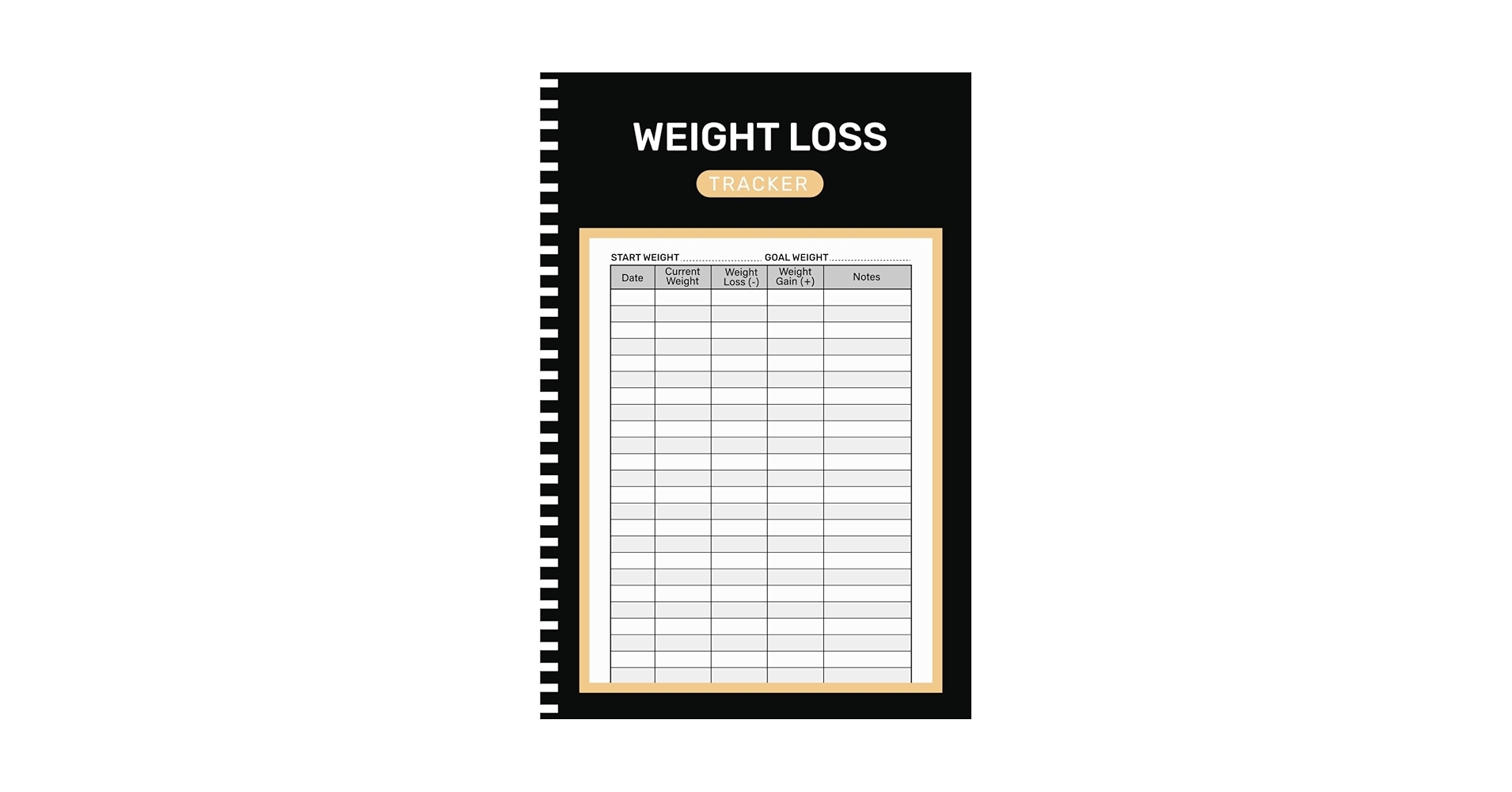 Weight Loss Tracker Daily Weight Loss Log Book To Record And Monitor Your Body Weight 105 Pages 6x9 Inches NINA MARGOT BARKER Amazon Books