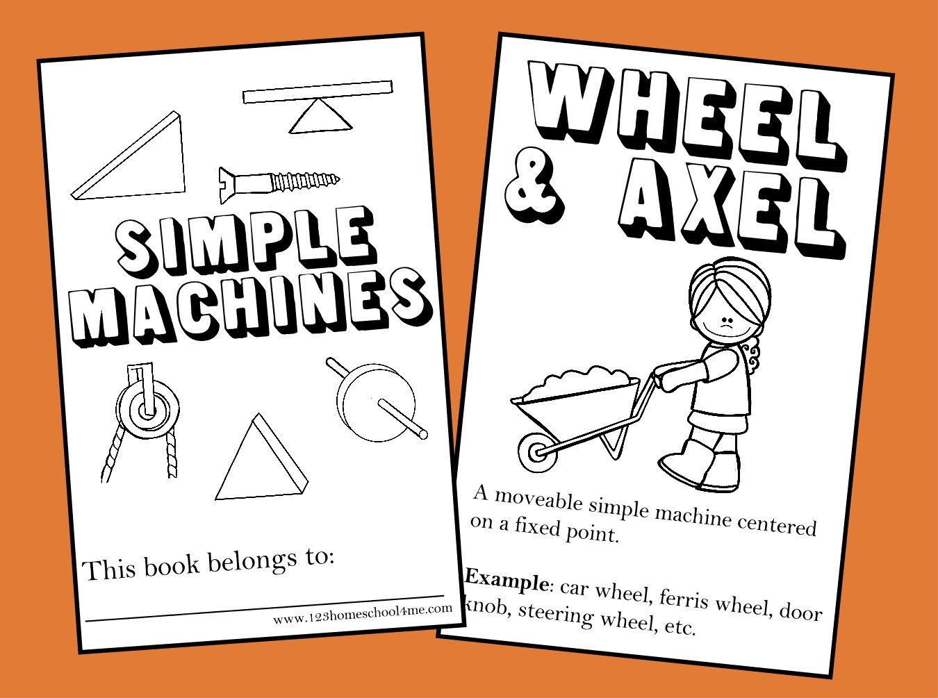What Are 6 Simple Machines For Kids Booklet With Examples Free Printable 