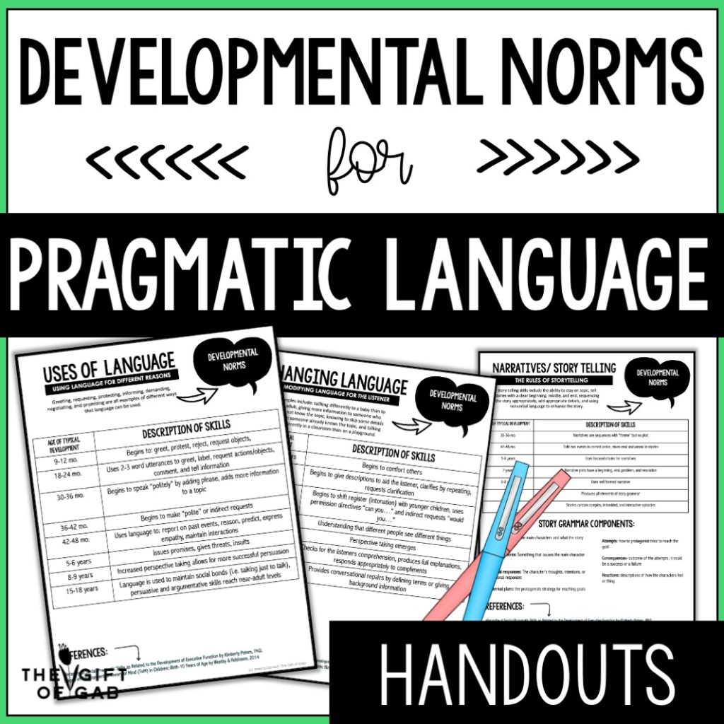 What Are The Developmental Milestones For Pragmatic Language The Gift Of Gab