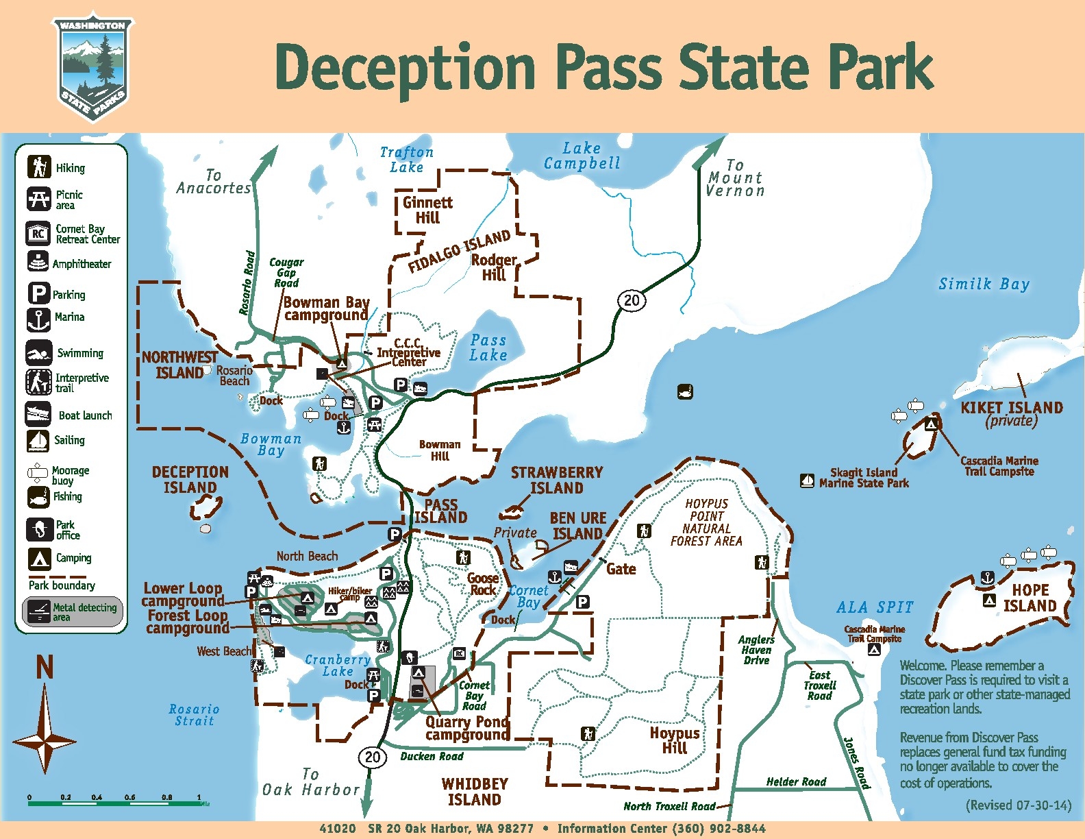 Whidbey Island State Park Maps
