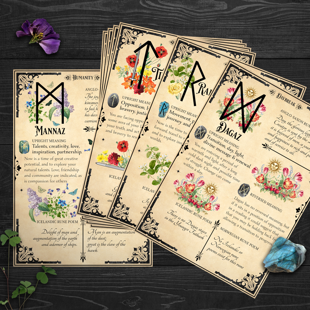 Witches Runes 13 Rune Symbols And Meanings Reliquary Curios