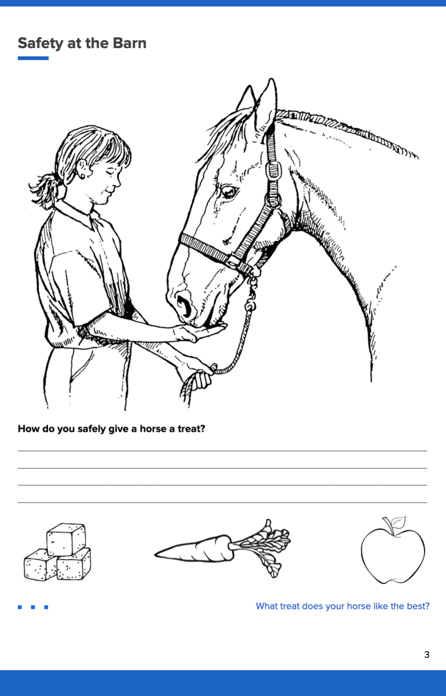 Worksheet Safety White Oak Stables
