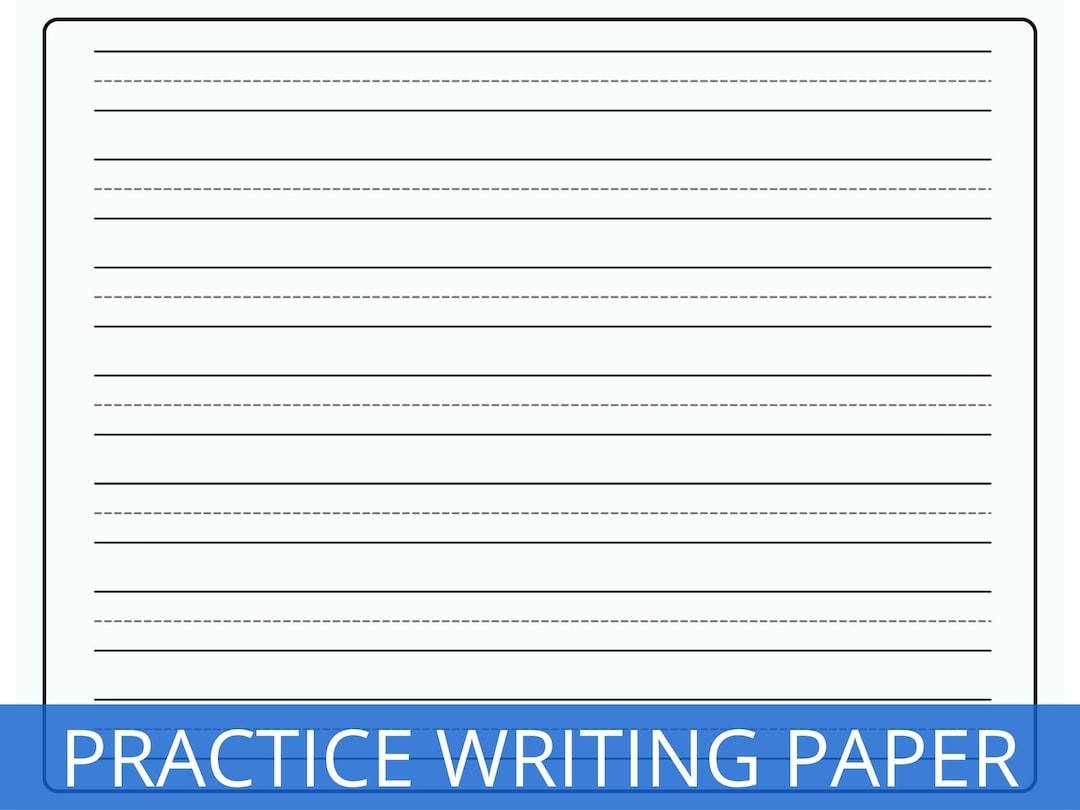 Printable Kindergarten Writing Sheets