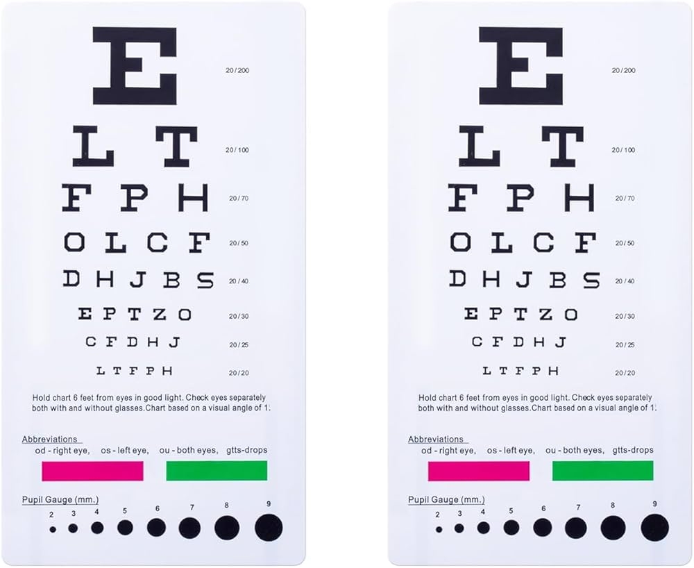 Printable Eye Chart Vision Test