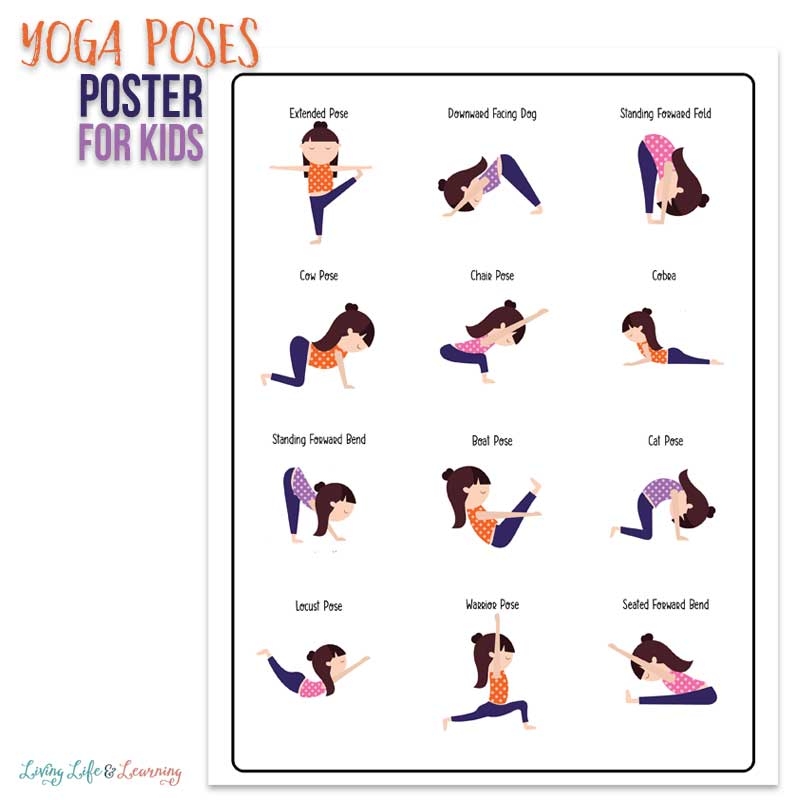 Yoga Poses Printables For Kids Get Active And Have Fun 