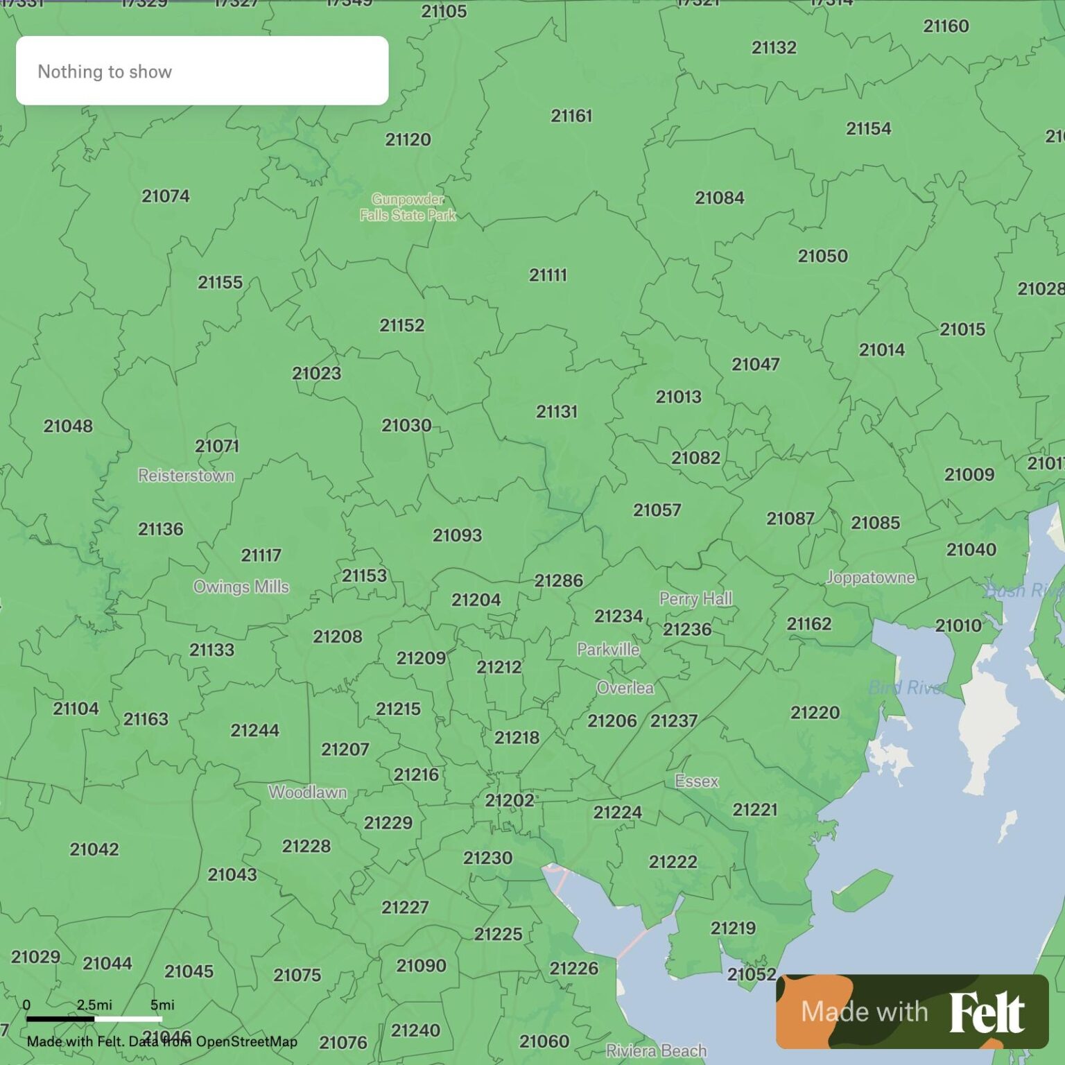 Printable Baltimore County Zip Code Map - Template Free Printable